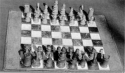 2 Stück Schach Schachspiel Spiegel Schachbrett mit Holzrahmen in